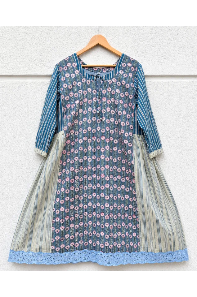 Printed Flared Dress