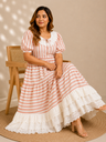 Handloom Cotton Layered Dress