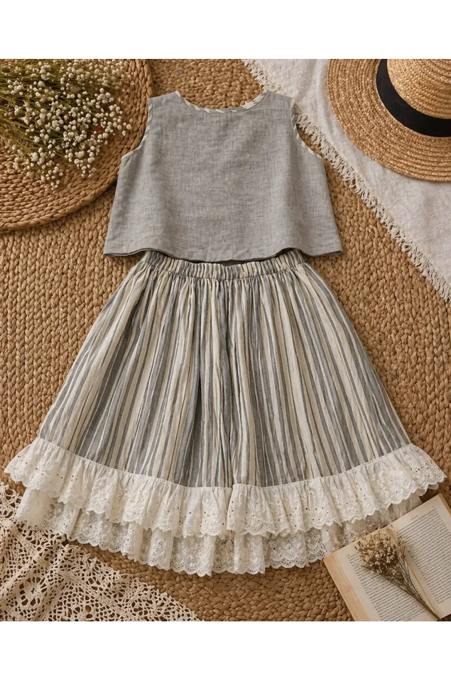 Slate Grey Skirt