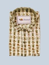Cream Urban Camera Half Shirt