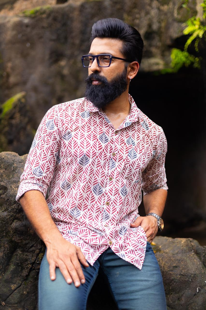 White Leaf Blend Full Shirt (S)
