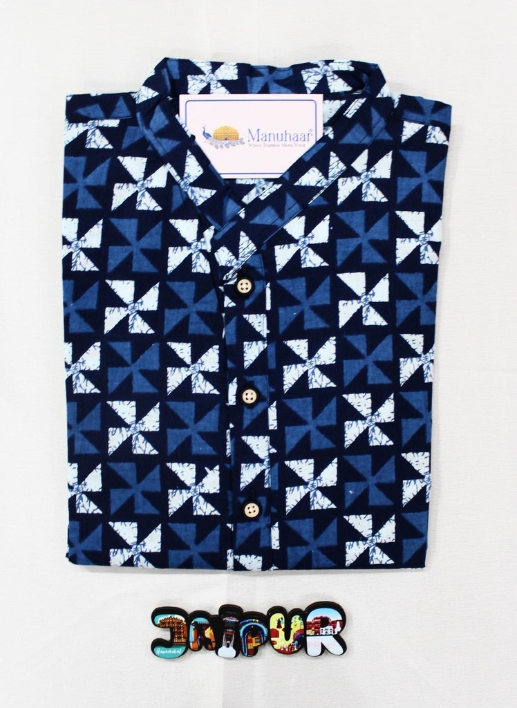 Blue Jasmine Short Kurta