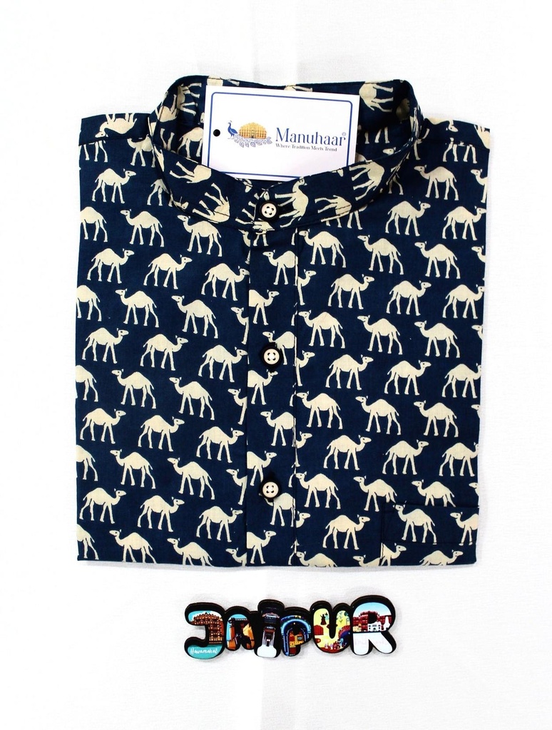 Blue Camel Short Kurta (L)