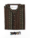 Royal Kalamkari Black Long Kurta