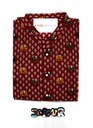 Royal Sanganeri Red Long Kurta
