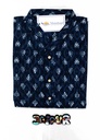 Denim Floral Long Kurta
