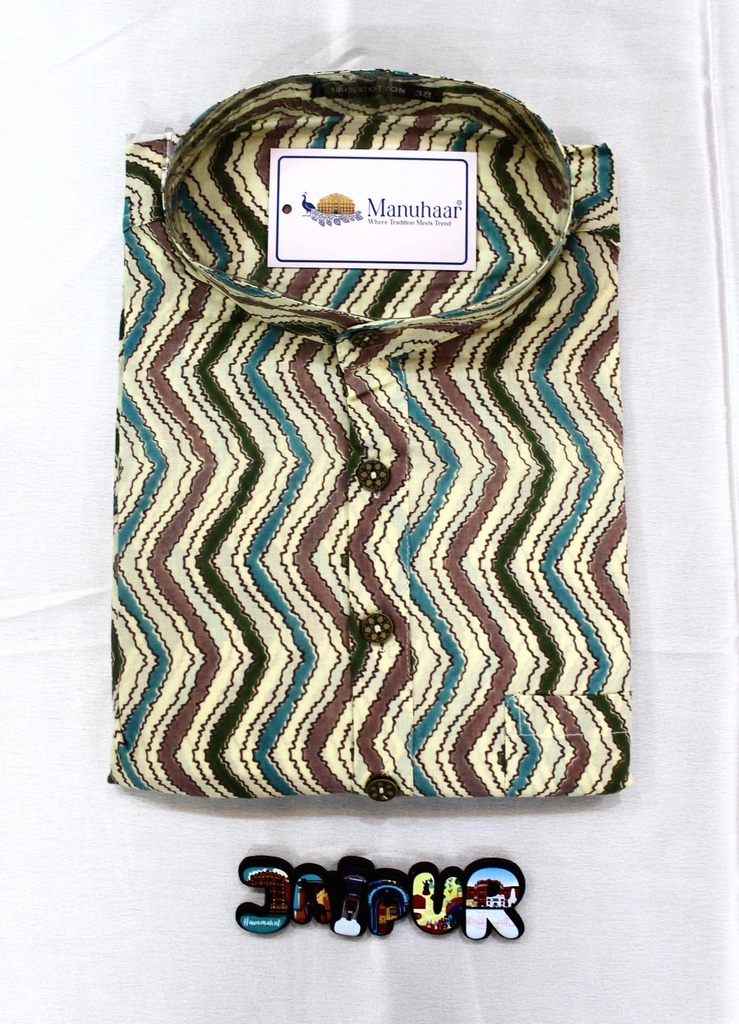 Lemon Fusion Short Kurta (S)