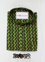 Green Zig zag Short Kurta