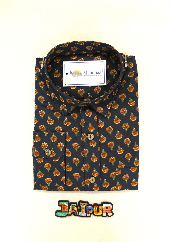 Blue Marigold Full Shirt (S)