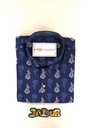 Blue Leaf Half Shirt