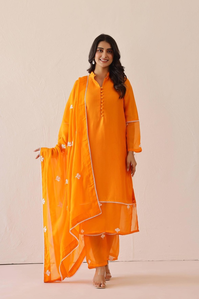 Pale Orange Dandelion Suit Set