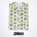 Multi Color Owl Short Kurta