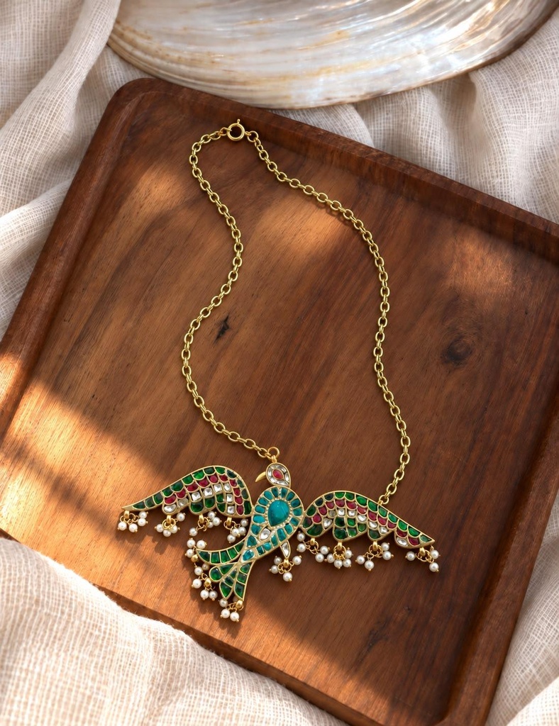 Kundan Statement Pendant Necklace