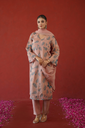 Pink Embroidered Suit Set