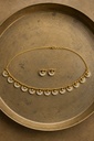 Ivory Fan Motif Necklace Set