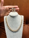 Aarika Heritage Square Crystal Necklace