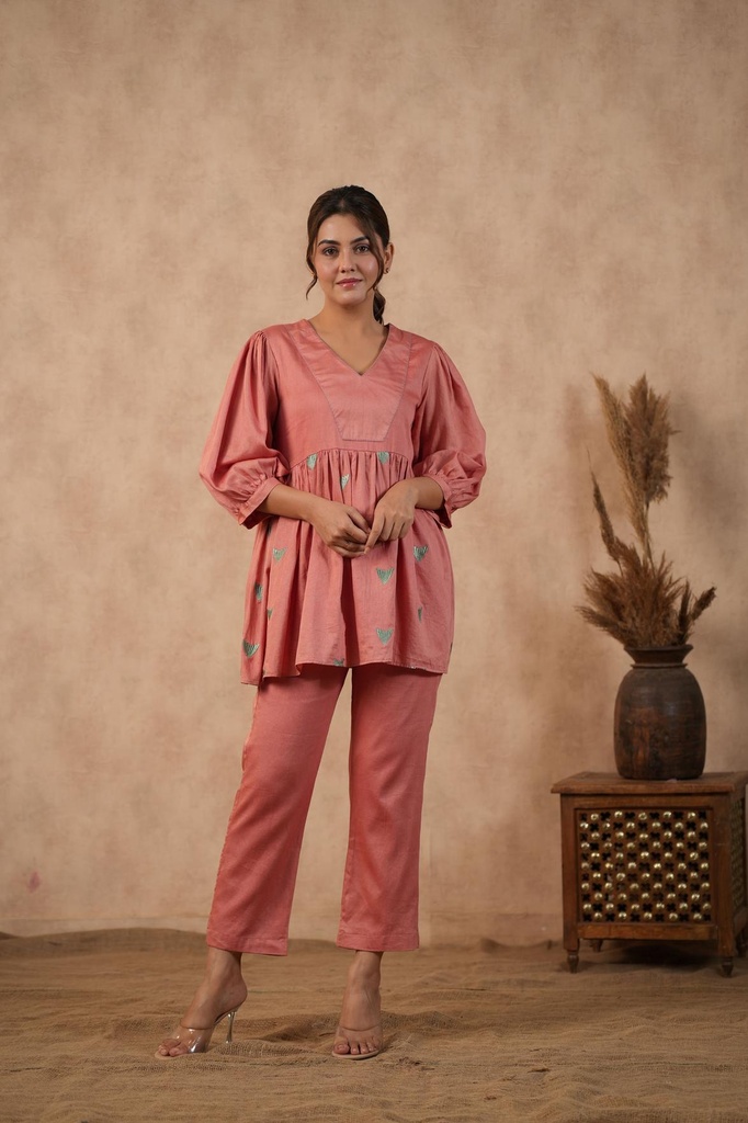 Rose pink co-ord set (XS)