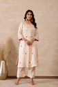 Off White Rosy Tunic Set