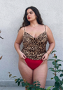 Wild Child Leopard Cowl Cami