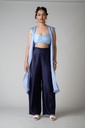 Classic Trousers with Bluebell Cape