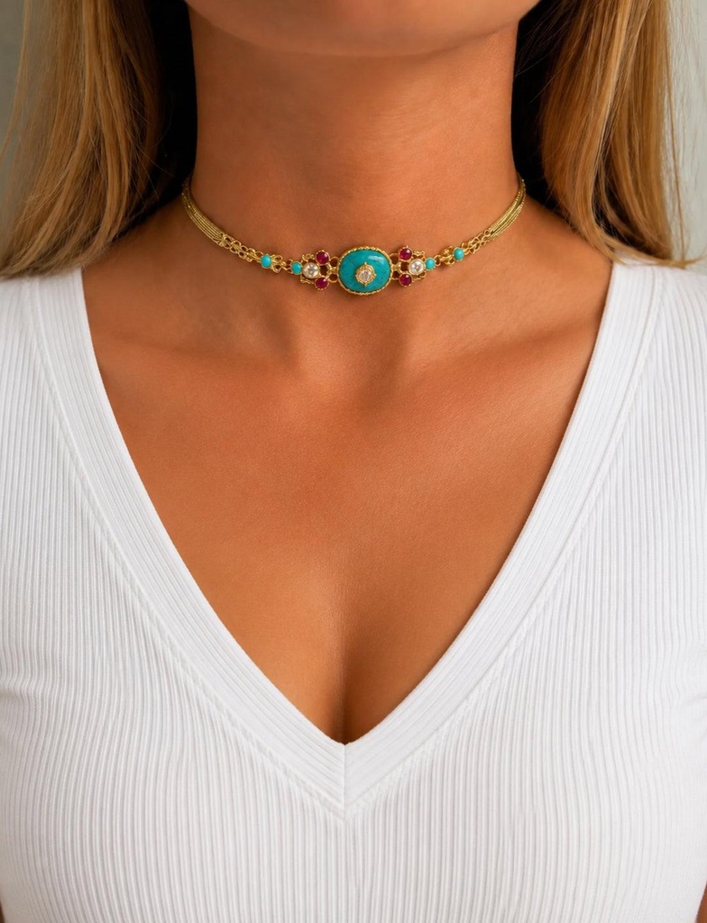 Turquoise Royale Choker